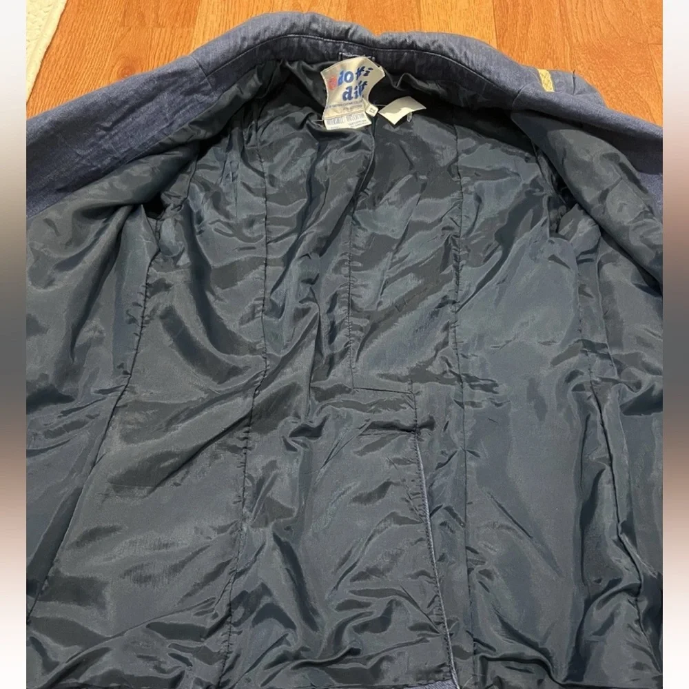 Vintage 70s dotti didit Women’s denim Blazer - Picture 6 of 6